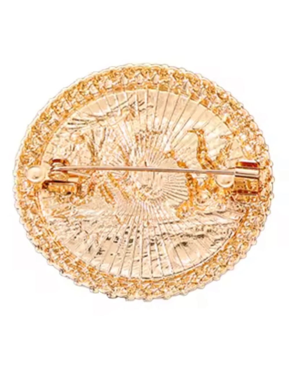Starry Night Crystal Brooch – Vintage Art - Picture 6 of 8